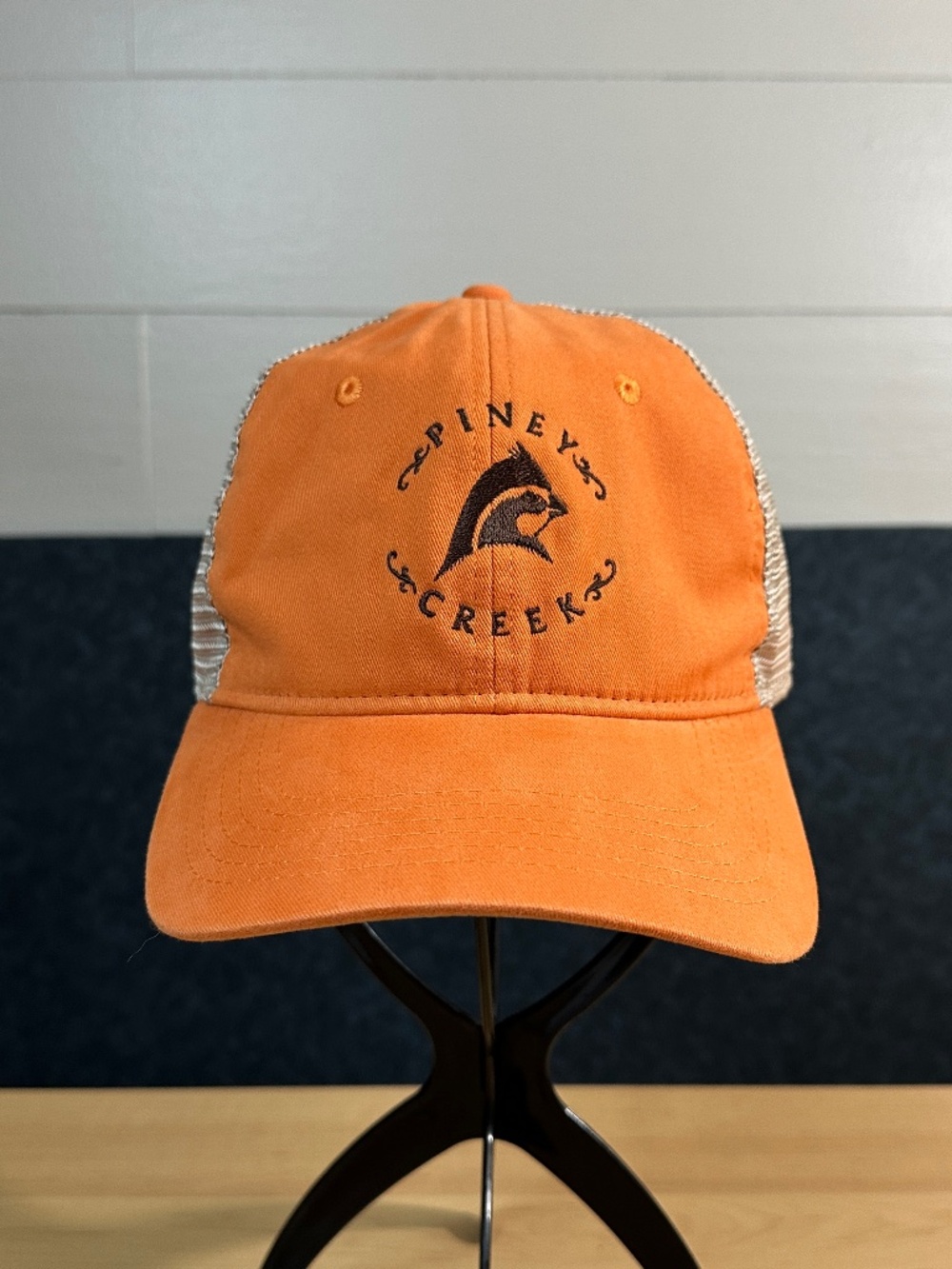 Piney Creek Outdoor Orange Trucker Mesh Hat Cap